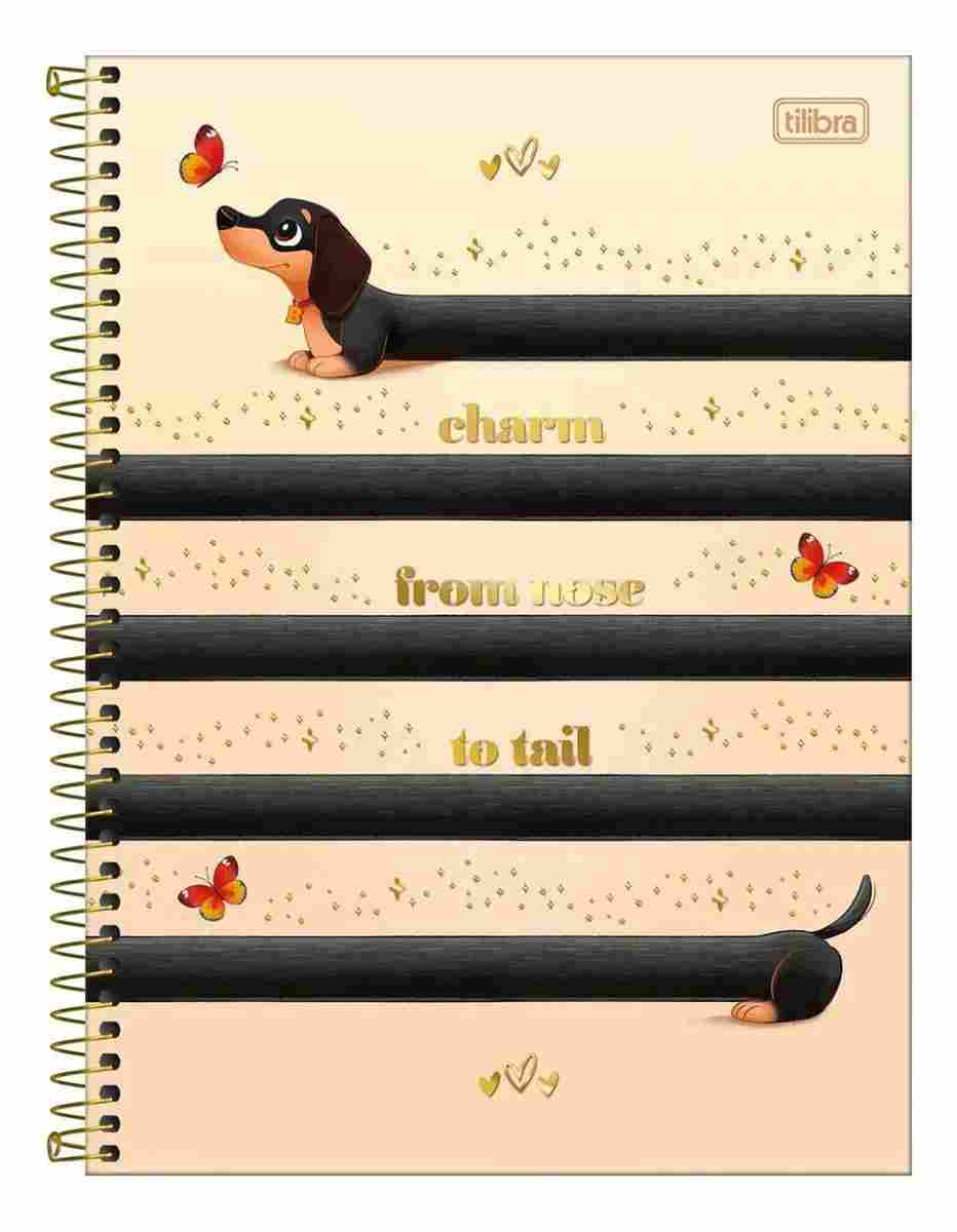 CADERNO 10X1 COLEGIAL BROWNIE